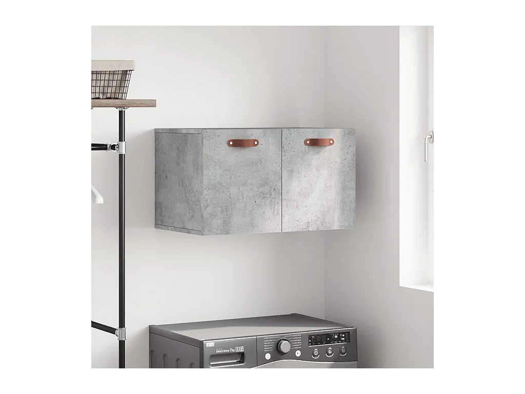 Prolenta Premium -  Armoire murale Gris béton 60x36,5x35 cm Bois d'ingénierie