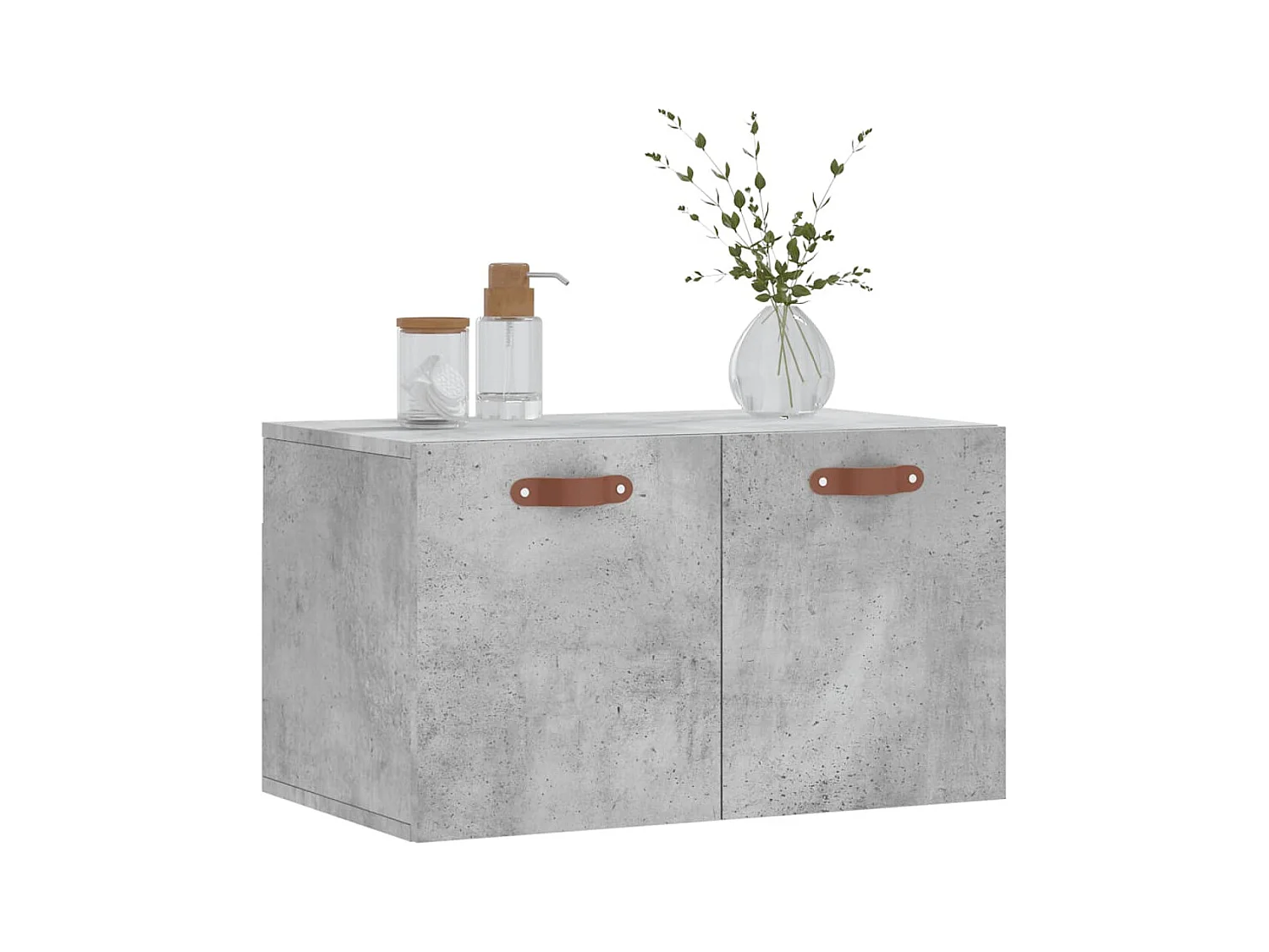 Prolenta Premium -  Armoire murale Gris béton 60x36,5x35 cm Bois d'ingénierie