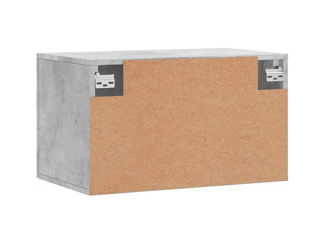 Prolenta Premium -  Armoire murale Gris béton 60x36,5x35 cm Bois d'ingénierie
