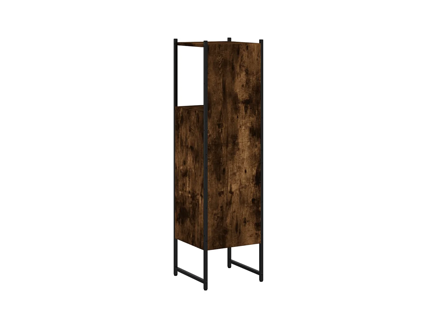 Cynmar  Armoire de salle de bain chêne fumé 33x33x120,5 cm