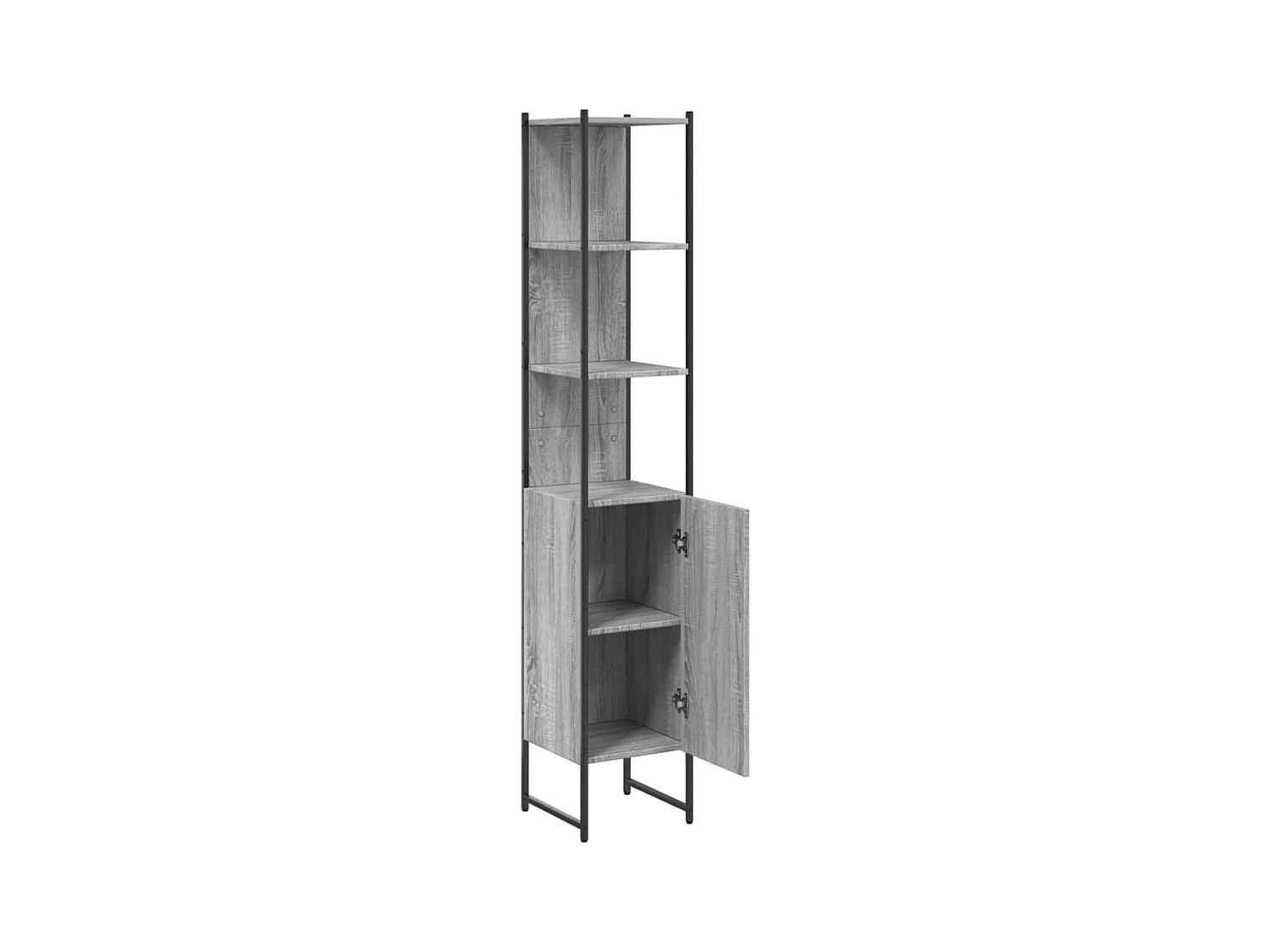 Wynnewood  Armoire de salle de bain sonoma gris bois d'ingénierie