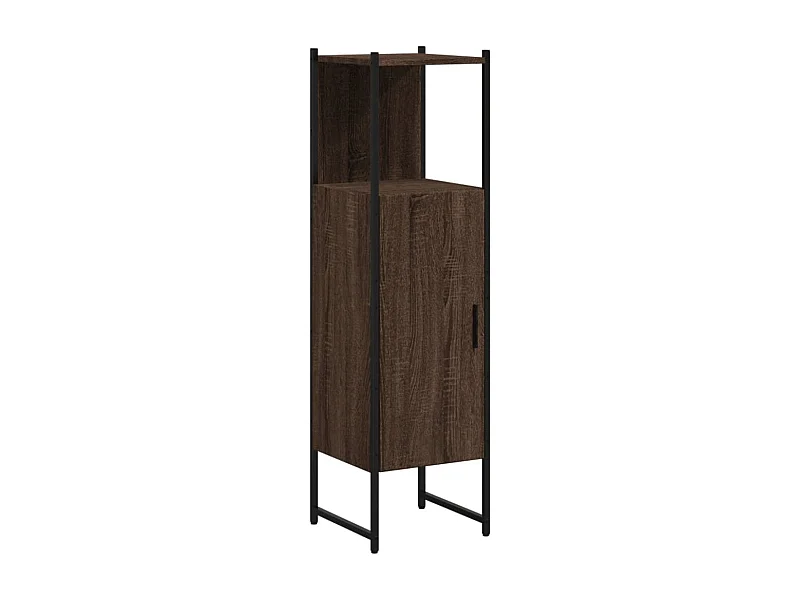 Cynmar  Armoire de salle de bain chêne marron 33x33x120,5 cm