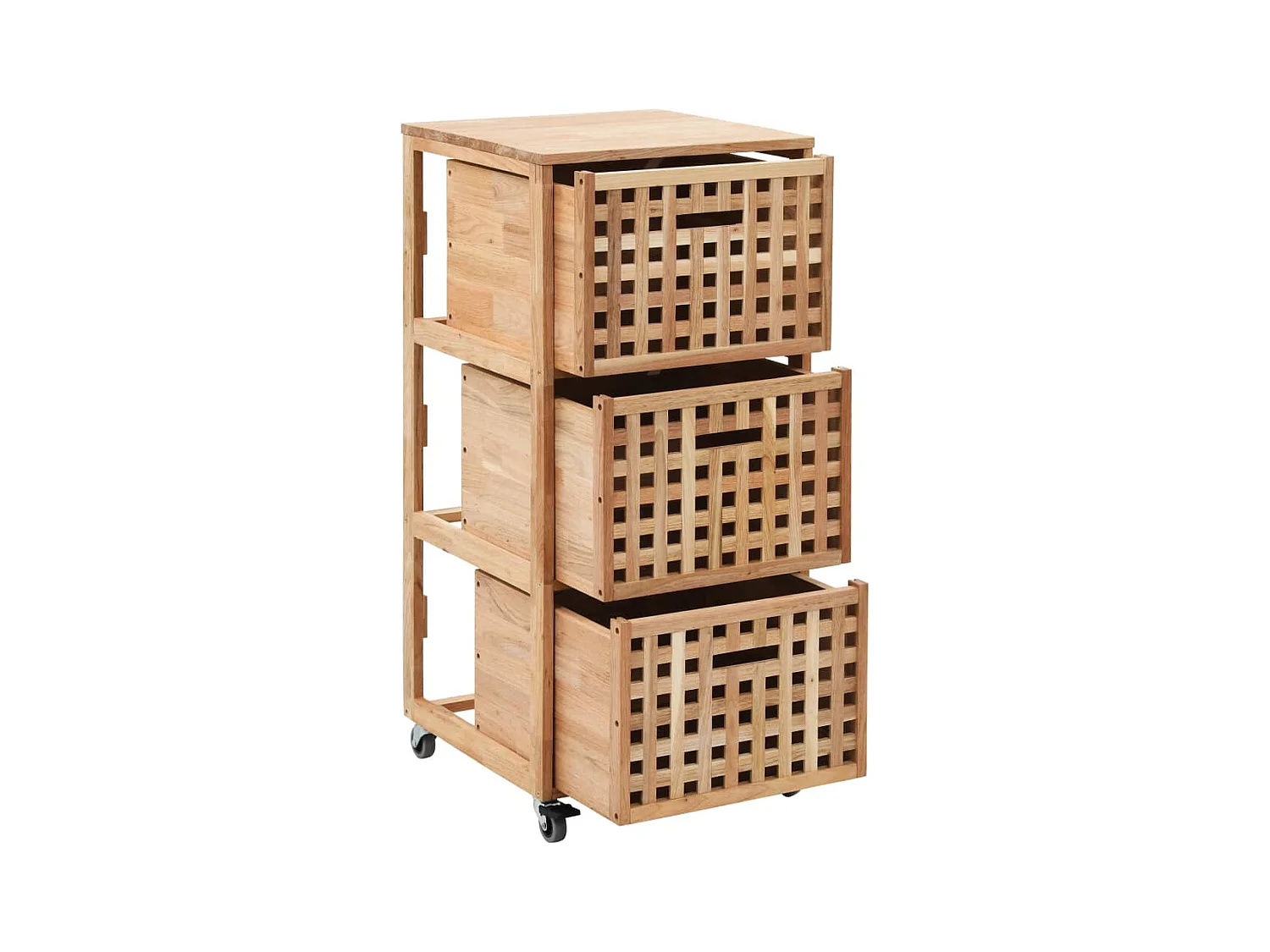 Garden Furniture -  Badkamerkastje 41x41x91 cm massief walnotenhout