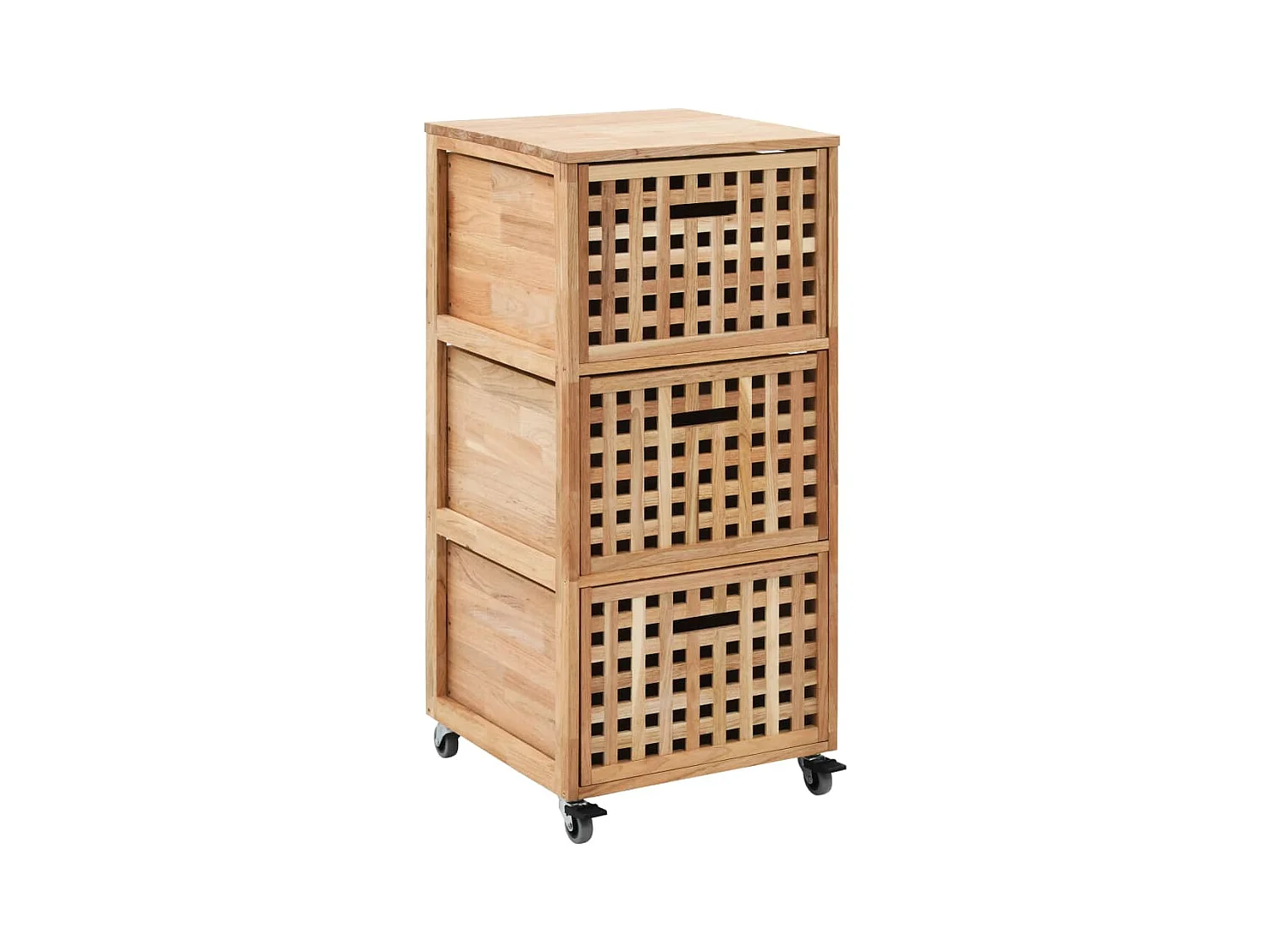 Garden Furniture -  Badkamerkastje 41x41x91 cm massief walnotenhout