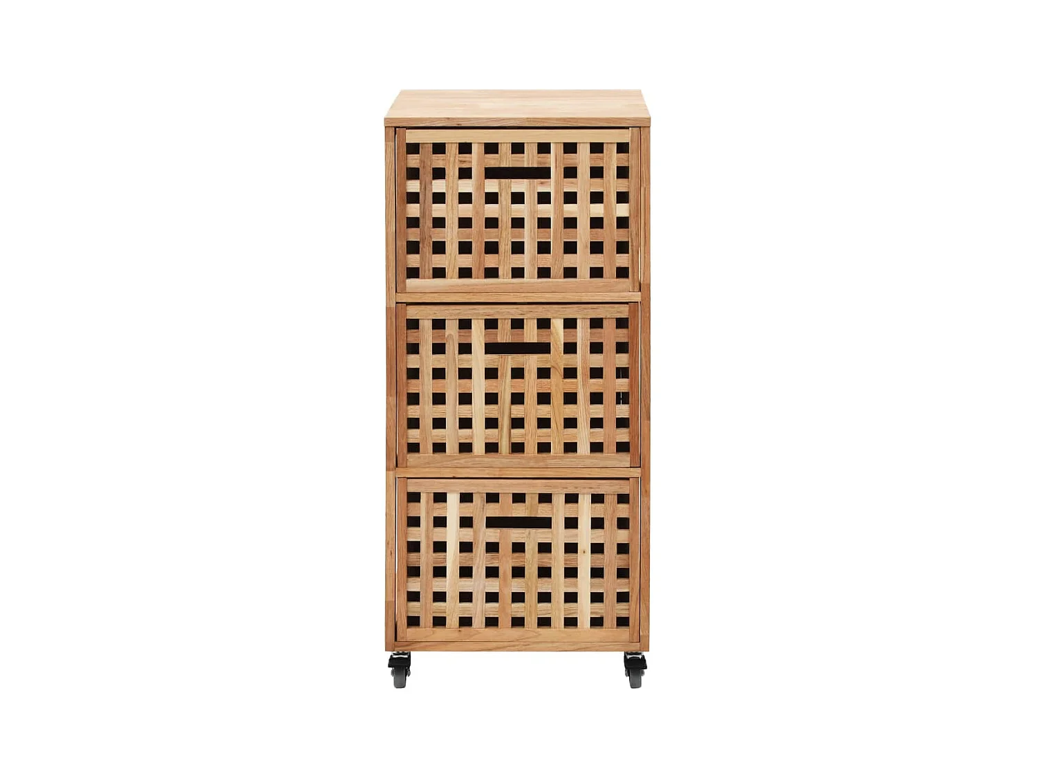 Garden Furniture -  Badkamerkastje 41x41x91 cm massief walnotenhout