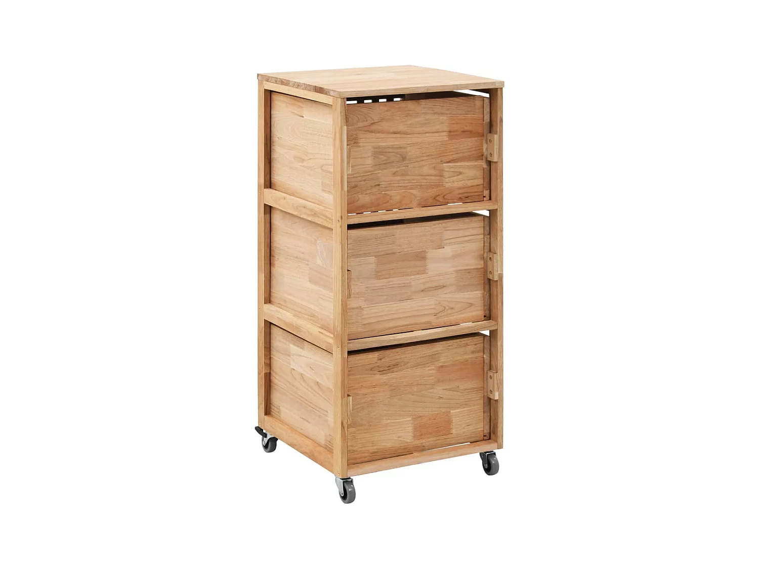 Garden Furniture -  Badkamerkastje 41x41x91 cm massief walnotenhout