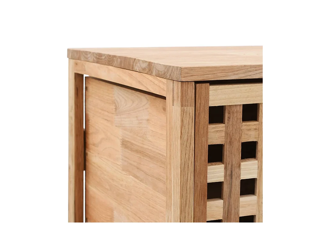 Garden Furniture -  Badkamerkastje 41x41x91 cm massief walnotenhout