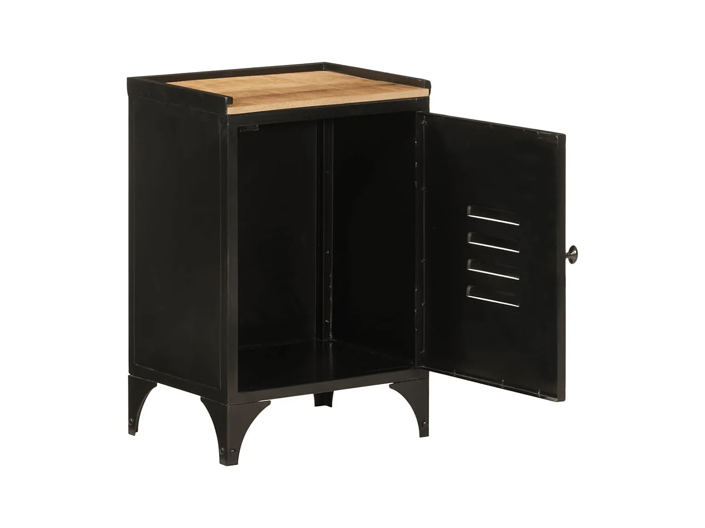 Garden Furniture -  Armoire de salle de bain 40x30x60 cm fer et bois de manguier