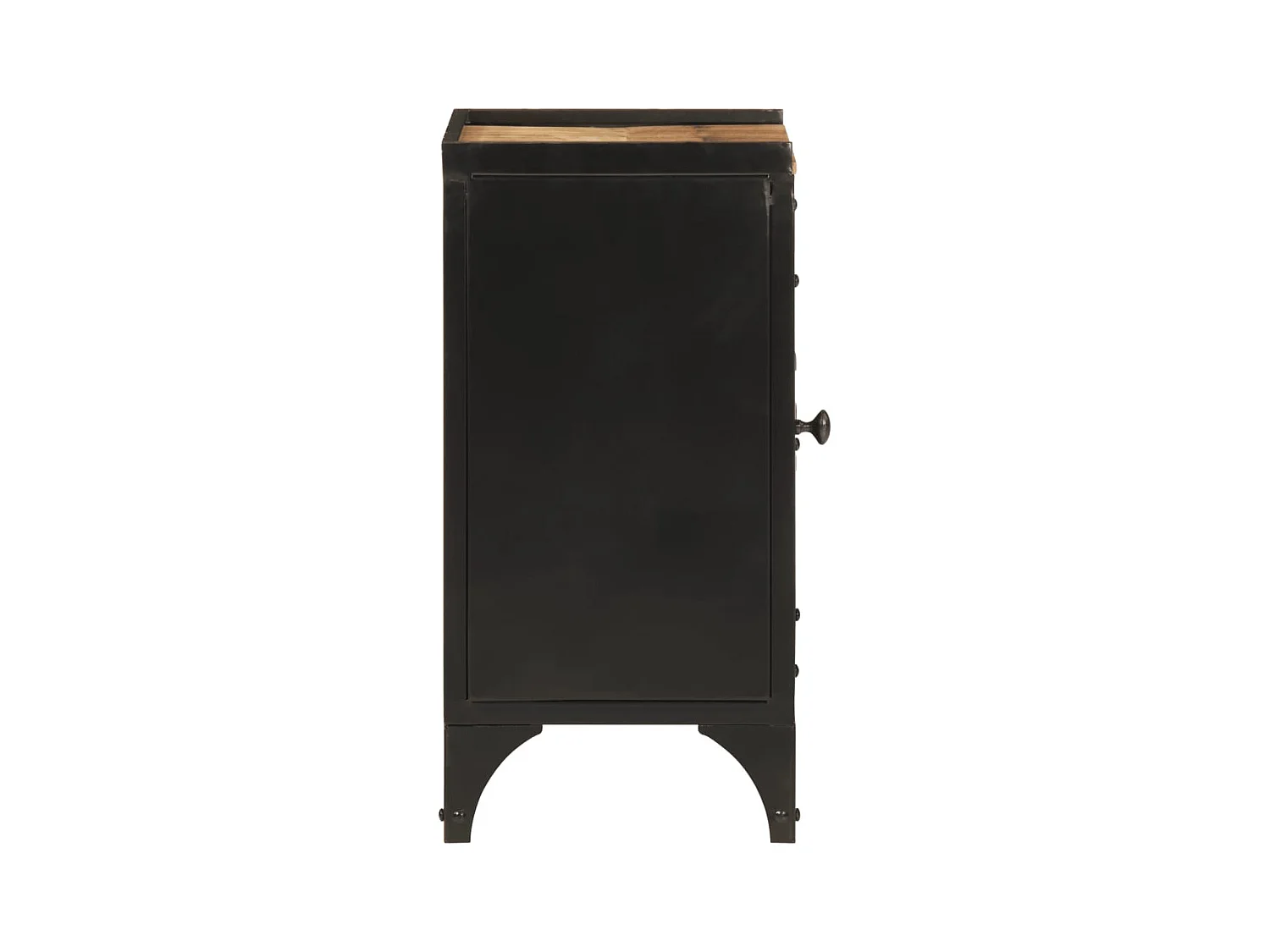 Garden Furniture -  Armoire de salle de bain 40x30x60 cm fer et bois de manguier