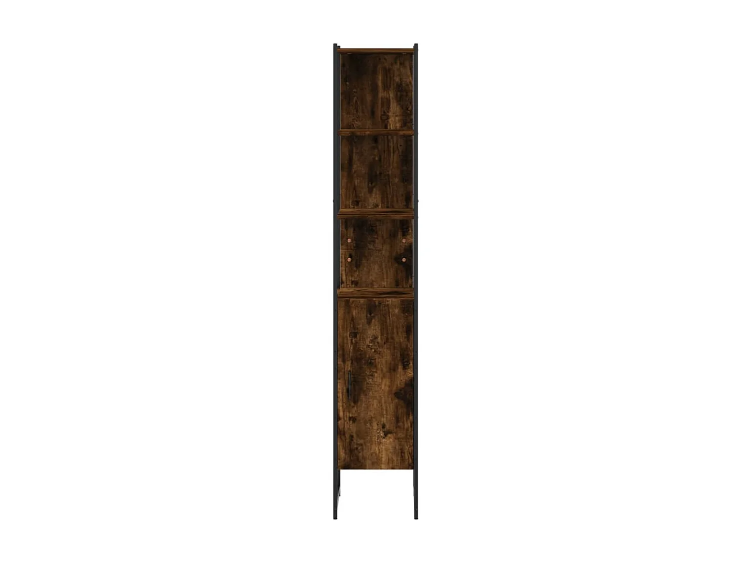 Wynnewood  Armoire de bain chêne fumé 33x33x185,5 cm bois d'ingénierie