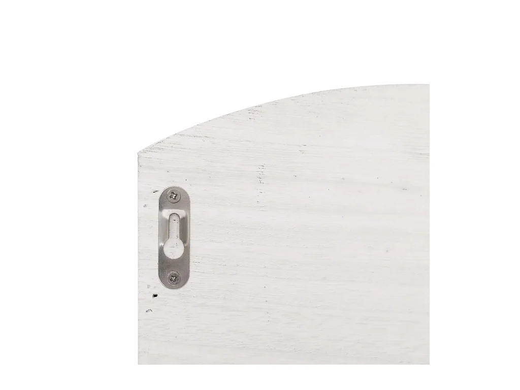 Gryfel  Porte-manteau mural Blanc 50x10x34 cm Bois