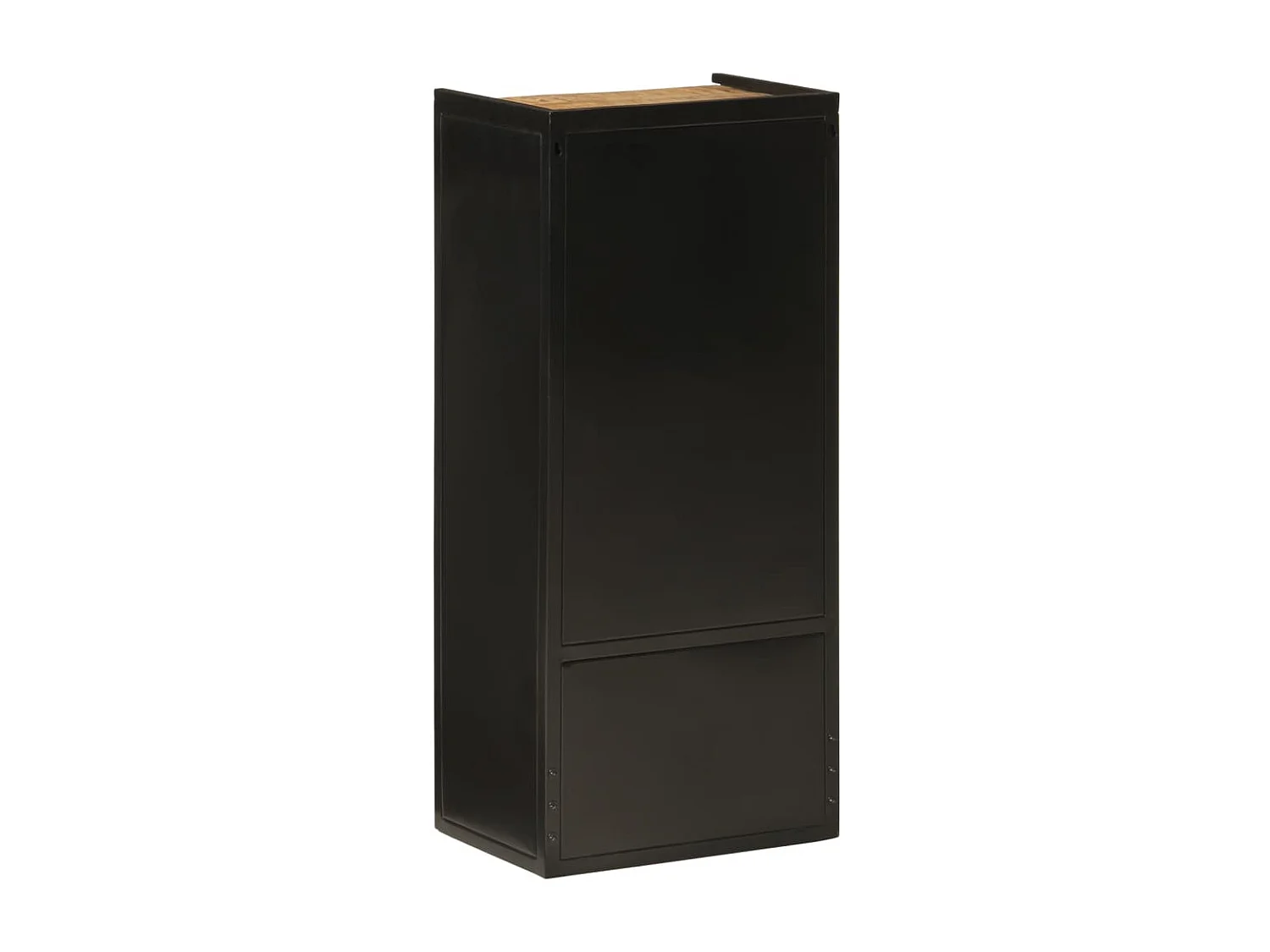 Garden Furniture -  Armoire de salle de bain 40x27x90 cm fer et bois de manguier