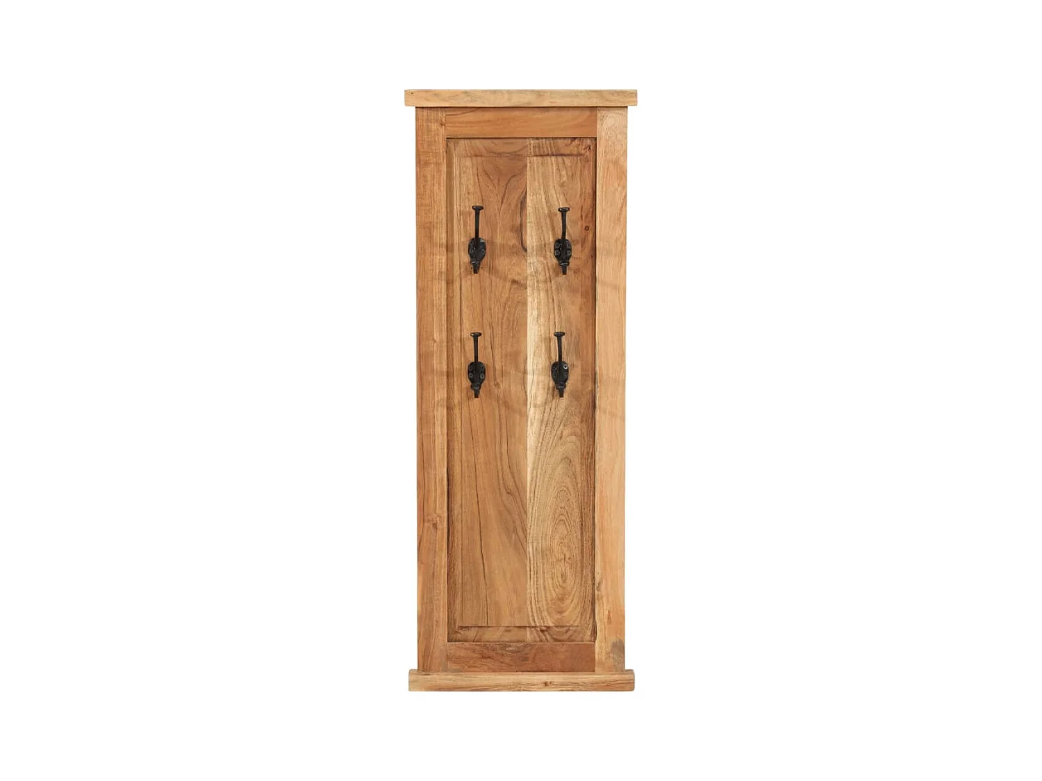 Mâcon  Porte-manteaux 2 pcs Bois massif d'acacia 38x100 cm
