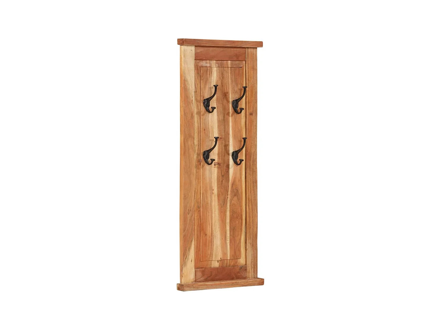Mâcon  Porte-manteaux 2 pcs Bois massif d'acacia 38x100 cm