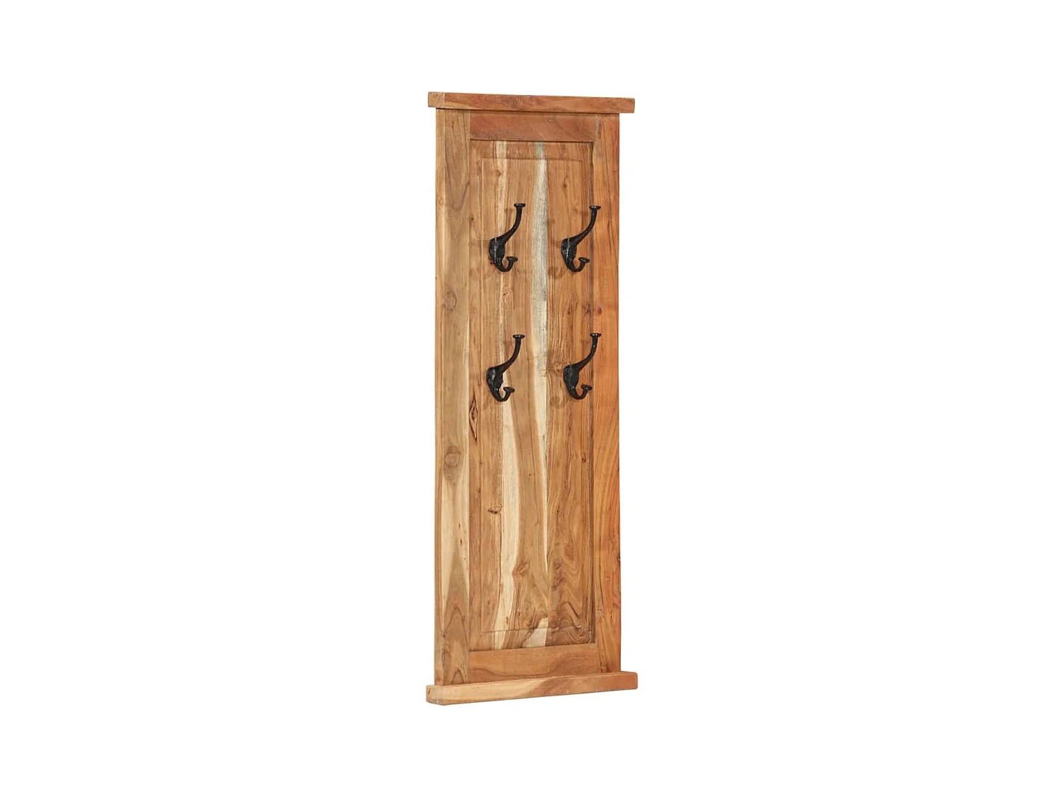 Mâcon  Porte-manteaux 2 pcs Bois massif d'acacia 38x100 cm