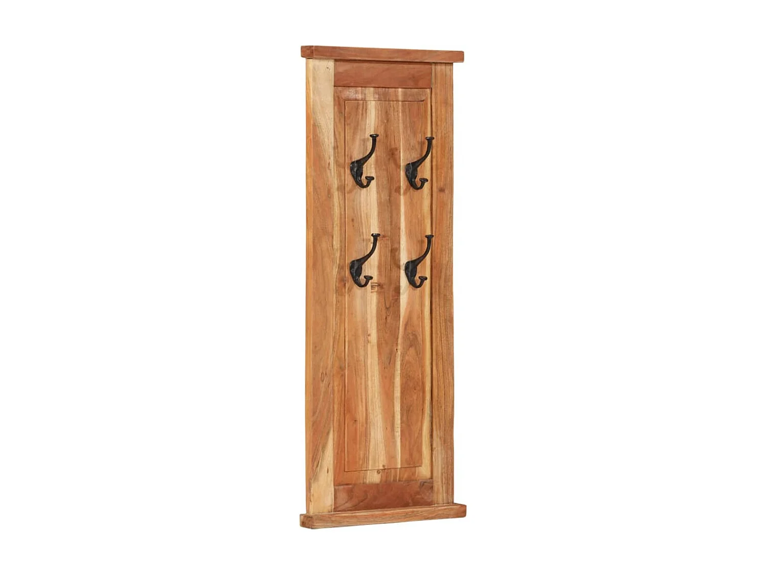 Mâcon  Porte-manteaux 2 pcs Bois massif d'acacia 38x100 cm