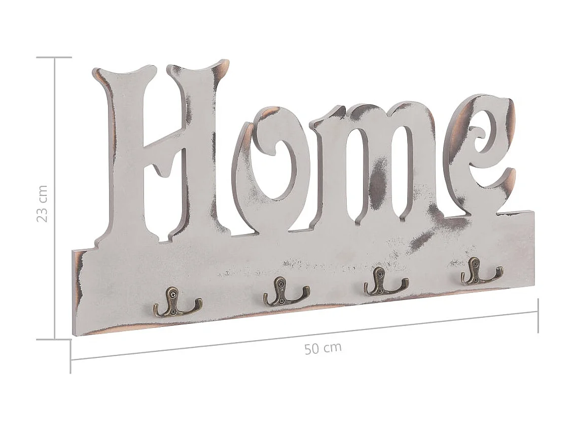 Kadri  Porte-manteau mural HOME 50x23 cm