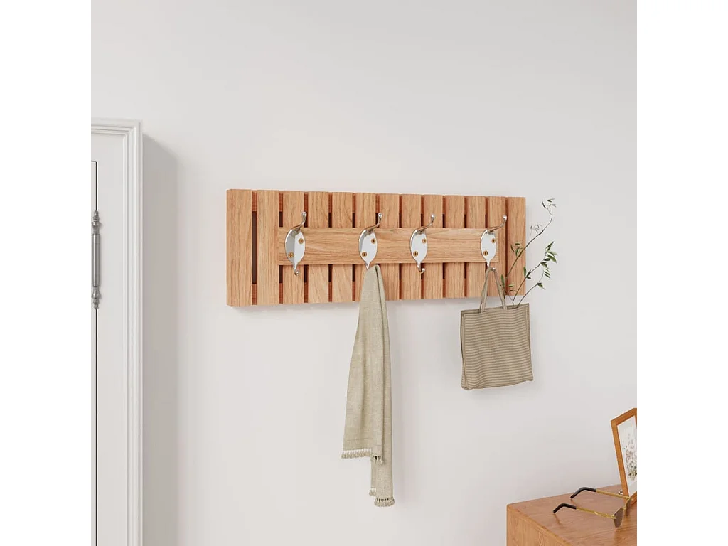 Garden Furniture -  Cintre mural 42x8,5x14 cm Bois massif de noyer