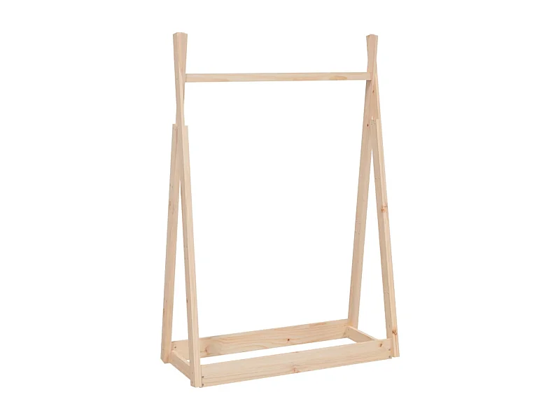 Jacques-Marie  Kledingrek 100x45x150 cm massief grenenhout