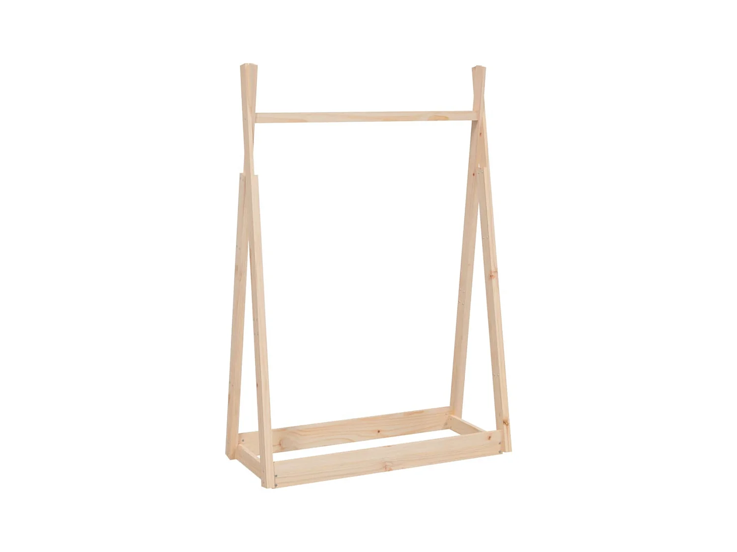 Jacques-Marie  Porte-vêtements 100x45x150 cm Bois de pin massif