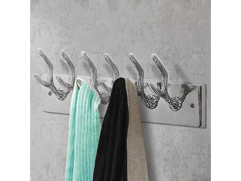 Nylda Cintre/portemanteau en aluminium Argent