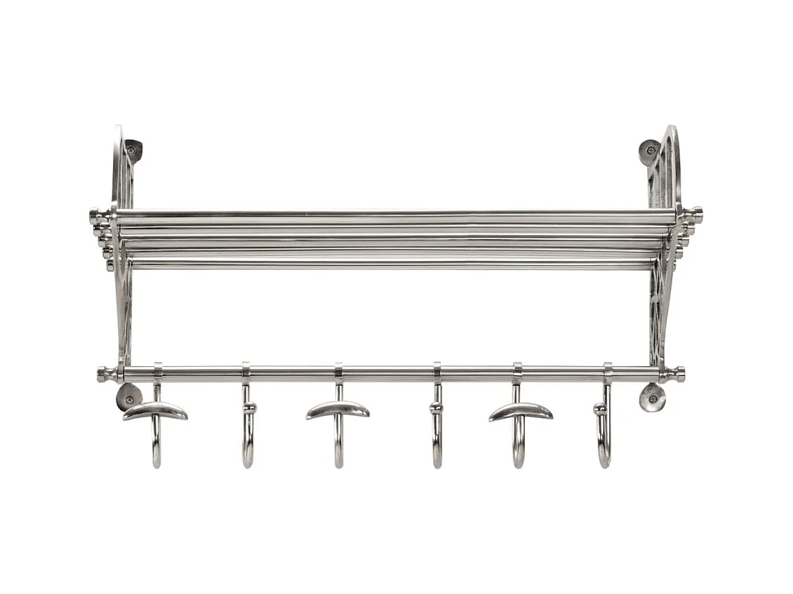 Claire-Edmée  Soporte de equipaje con perchas de pared aluminio