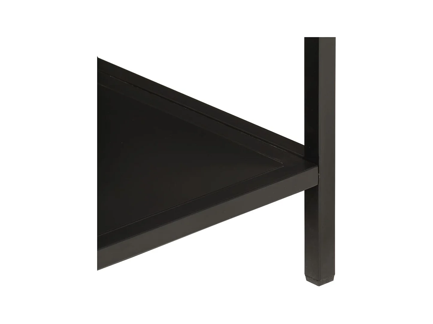 Garden Furniture -  Porte-manteau 90x35x180 cm bois de manguier et fer