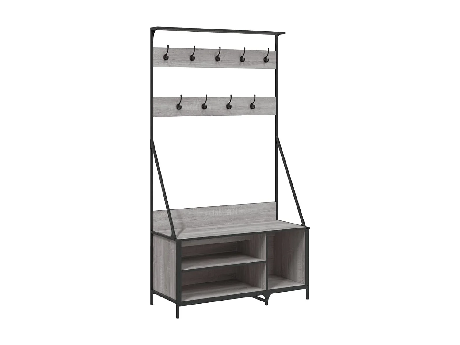 Prolenta Premium -  Porte-vêtements et rangement des chaussures sonoma gris
