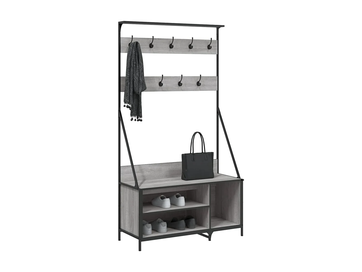 Prolenta Premium -  Porte-vêtements et rangement des chaussures sonoma gris