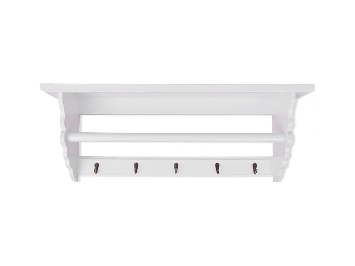 Garden Furniture -  Porte-manteau PFDM blanc style baroque