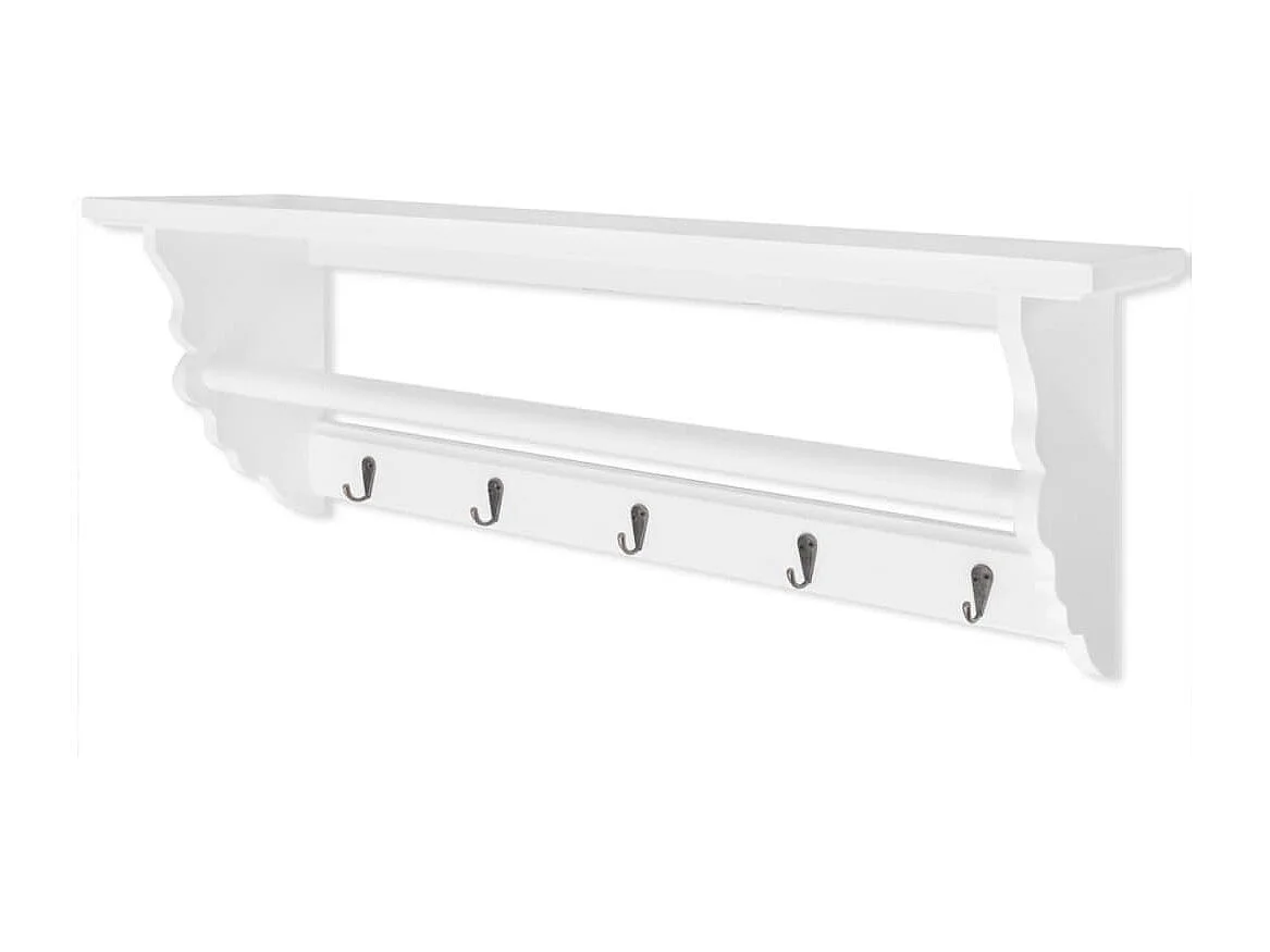 Garden Furniture -  Porte-manteau PFDM blanc style baroque