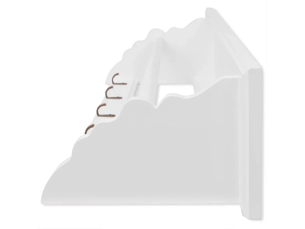 Garden Furniture -  Porte-manteau PFDM blanc style baroque