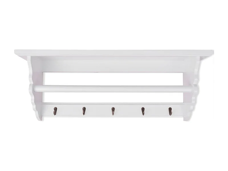 Garden Furniture -  Porte-manteau PFDM blanc style baroque