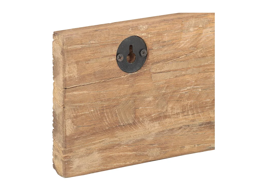 Garden Furniture -  Cintre de couloir et 5 crochets 100x2,5x15 cm Bois récupération