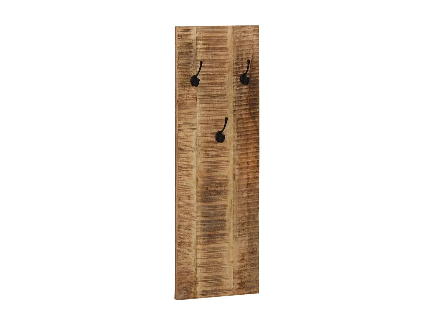 Folker  Porte-manteau mural 2 pcs Bois de manguier massif 36x110x3 cm