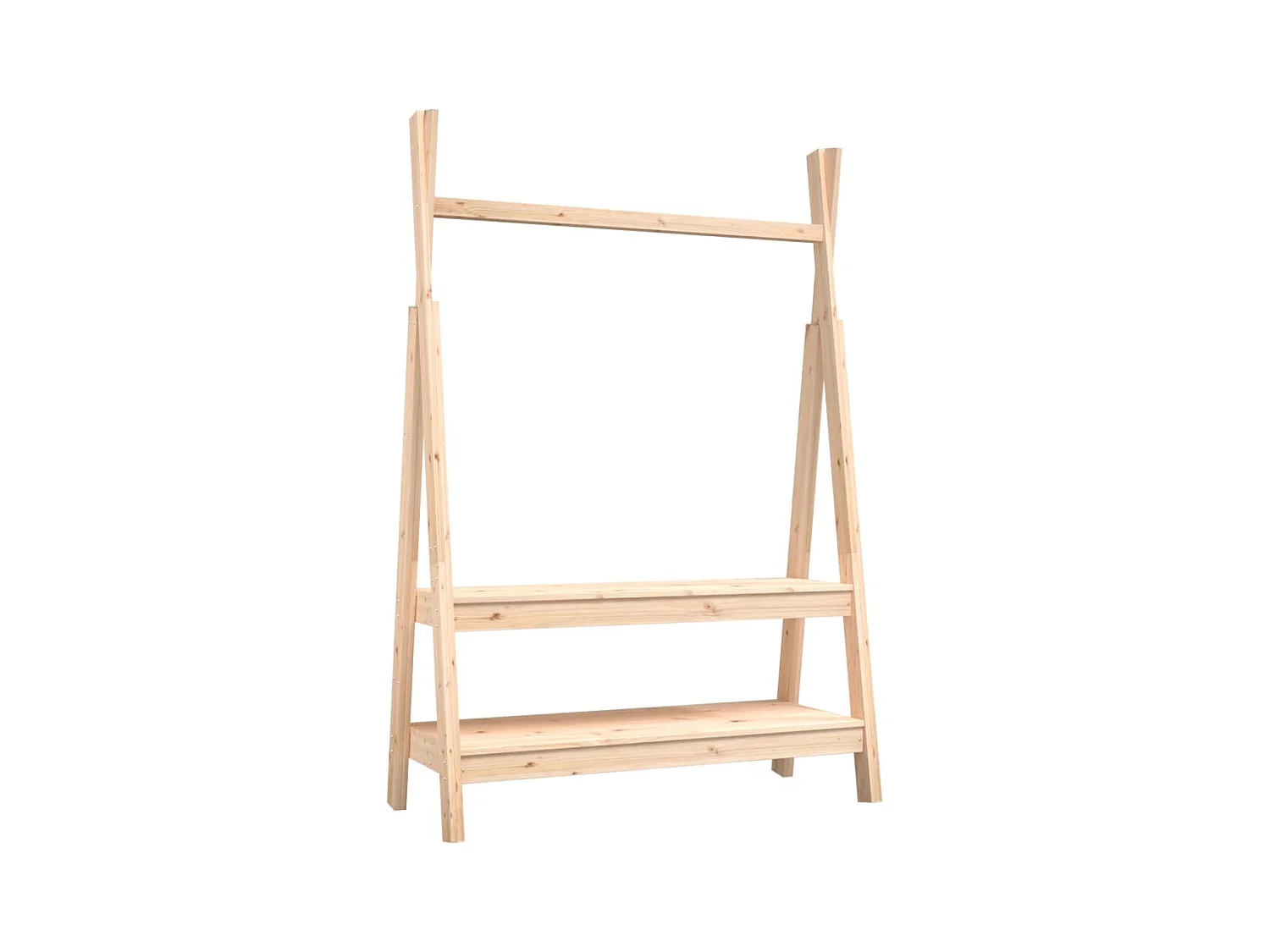Rostir  Kledingrek 100x45,5x150 cm massief grenenhout