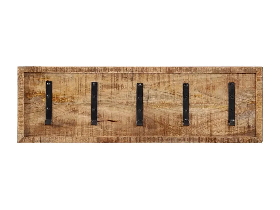 Garden Furniture -  Wandkapstok met 5 haken massief mangohout