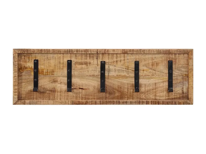 Garden Furniture -  Wandkapstok met 5 haken massief mangohout