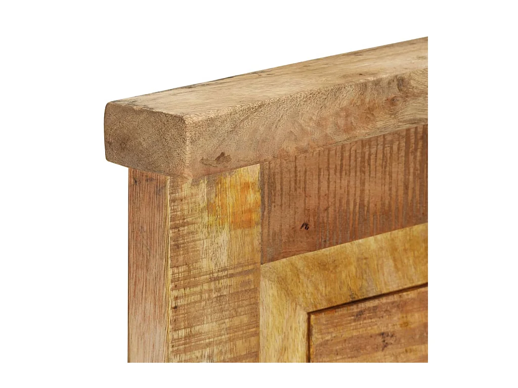 Mâcon  Porte-manteaux 2 pcs Bois massif de manguier 38x100 cm