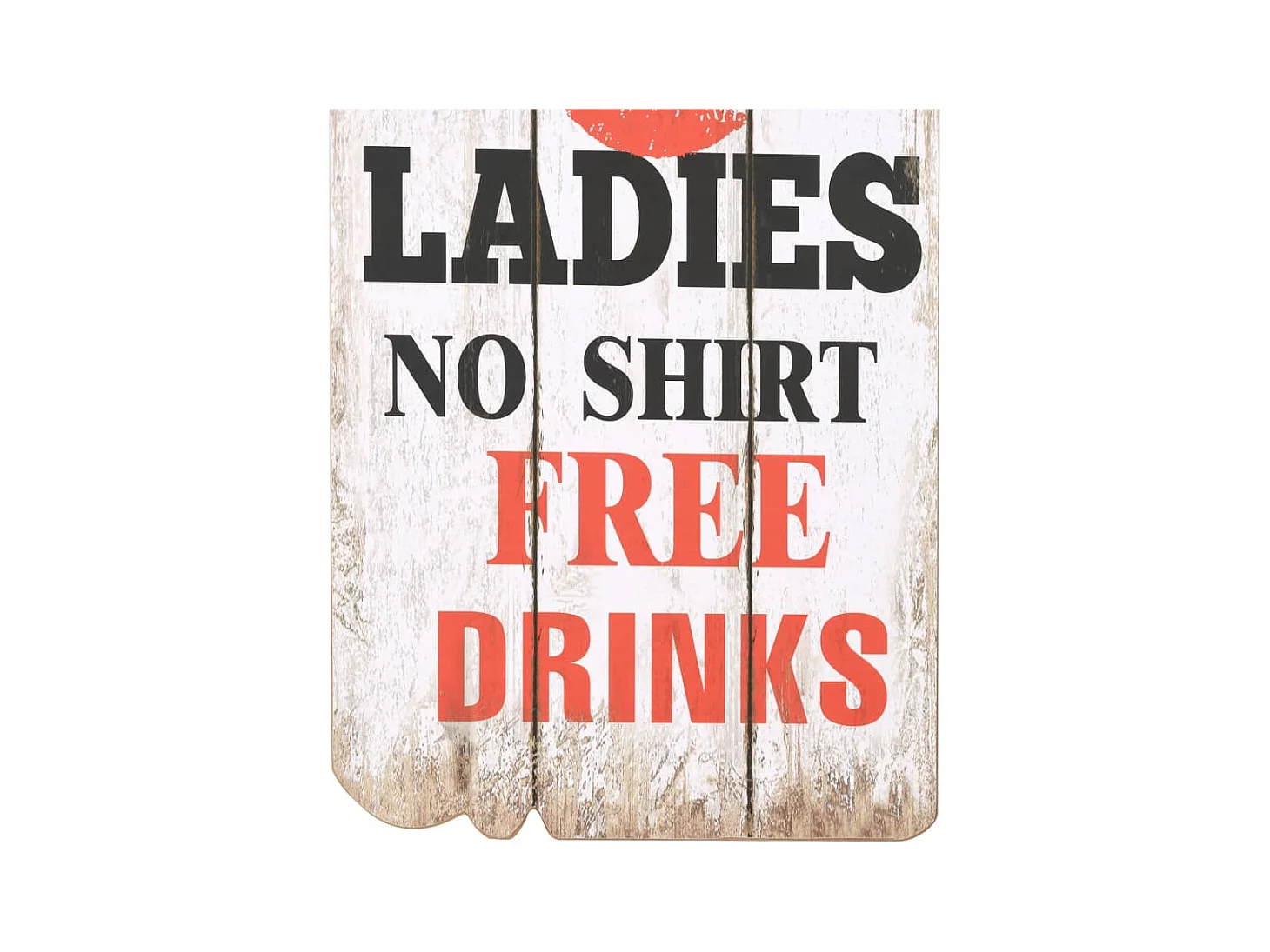 Borghild  Porte-manteau mural avec 6 crochets 120 x 40 cm MEN LADIES