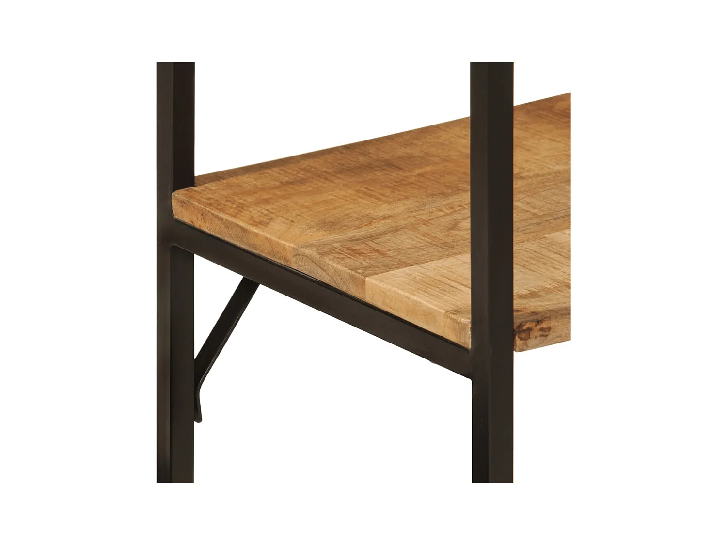 Garden Furniture -  Porte-vêtements et étagères 90x40x190cm bois de manguier et fer