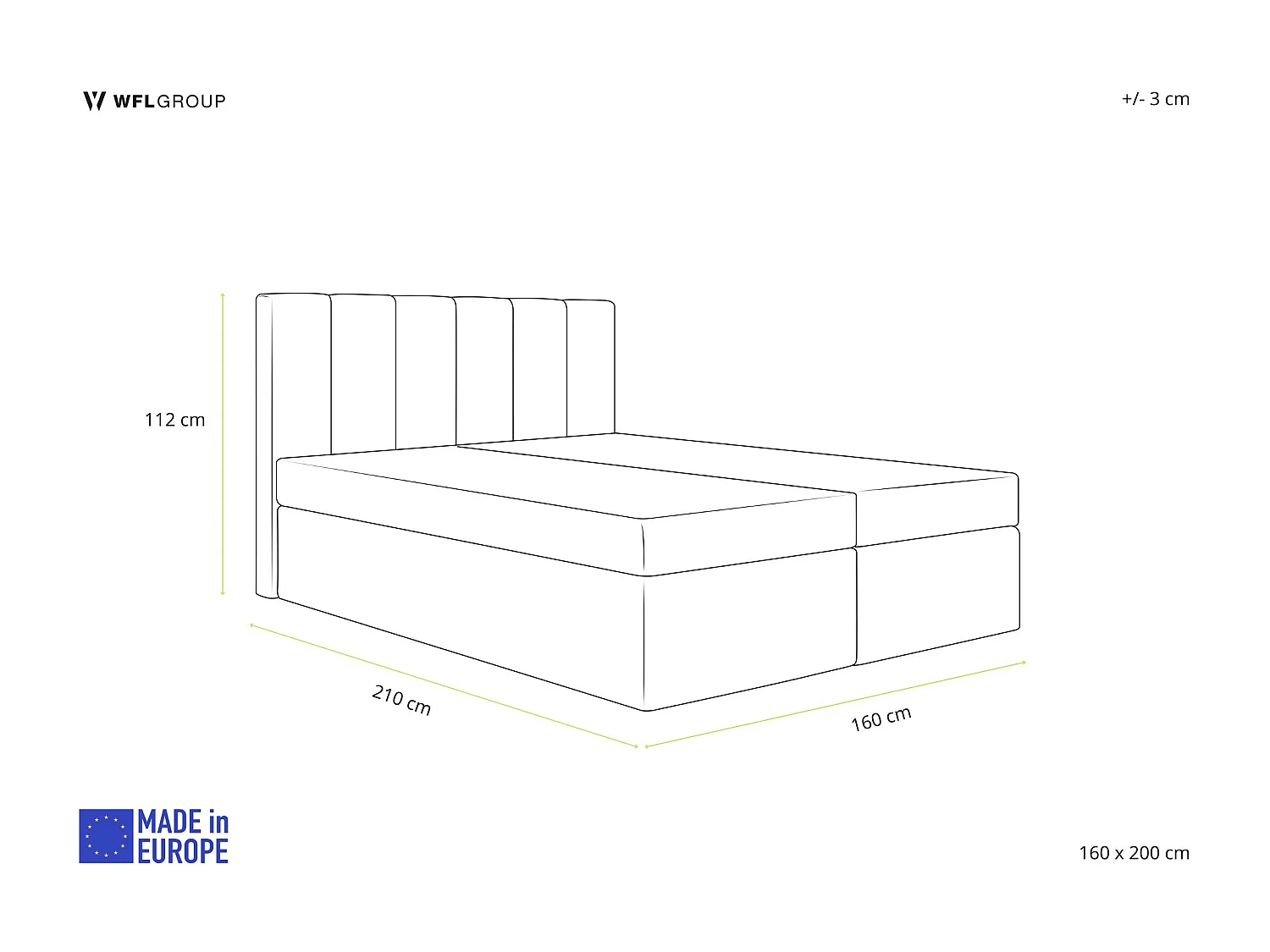 Boxspringbett mit Stauraum 160x200 – Komplett Set mit Matratze, Topper & Kopfteil – Bouclé Stoff in Weiß – Doppelbett Amira – Creme