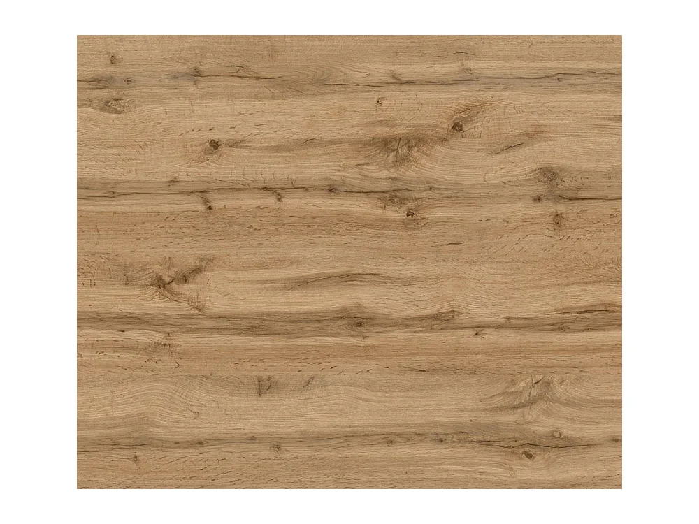 Table à Manger Rectangulaire 100 x 60 – Table Gain de Place pour Salle à Manger, Cuisine ou Bureau – Design Industriel – Chêne Wotan & Pieds en Bois Noir – Arden