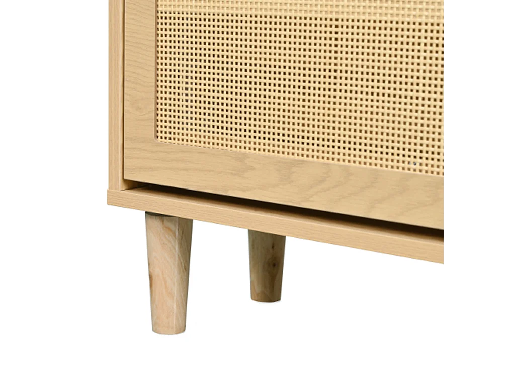 Schuhschrank mit 4 Klappschubladen, Schuhkommode, Schuhregal, Schuhregal für Flur, Schlafzimmer,100 x 25 x 90 cm