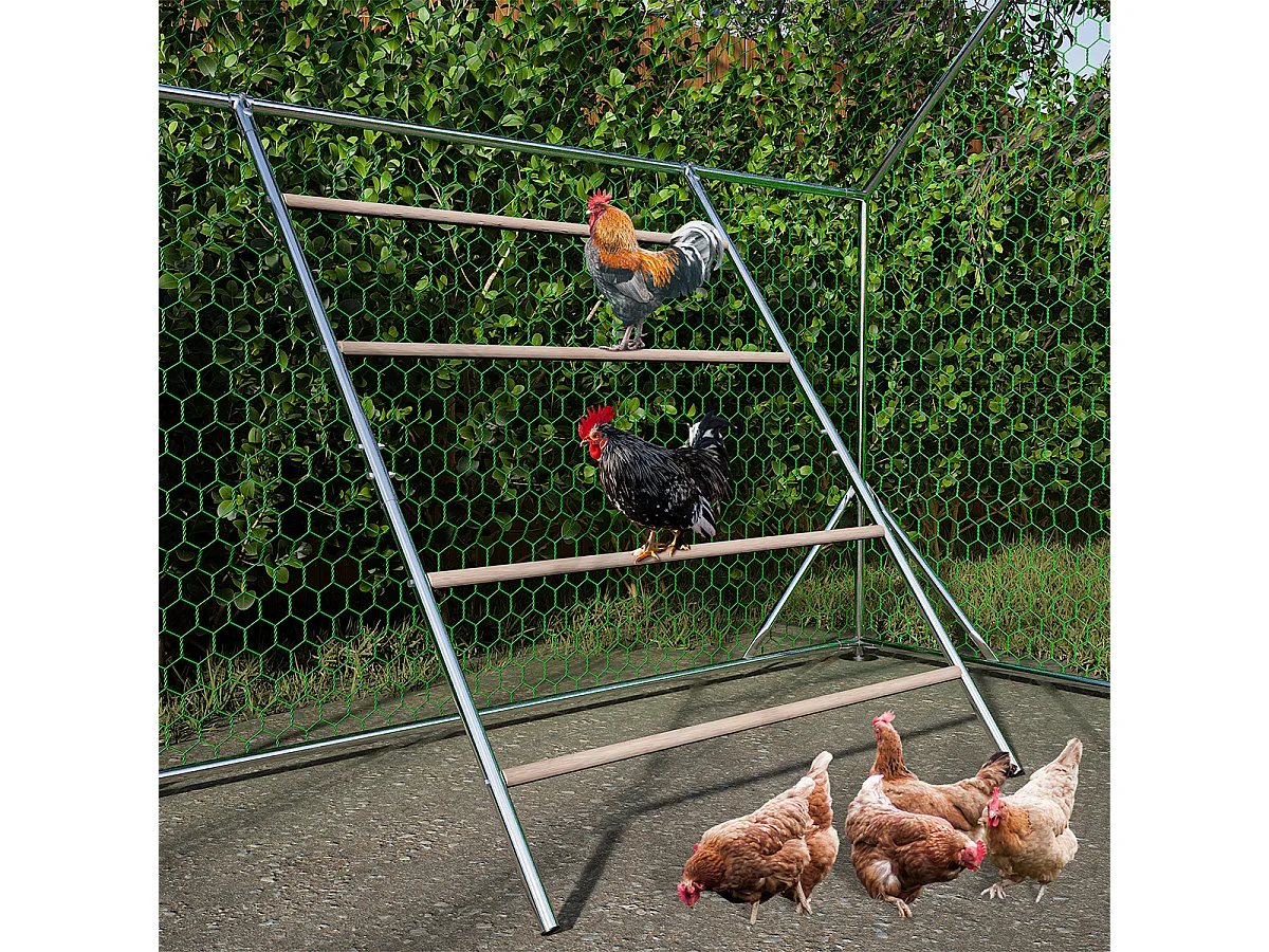 Hühnerleiter für Hühnerstall Sitzleiter Hühnerstange Sitzstangen für Hühner Zubehör