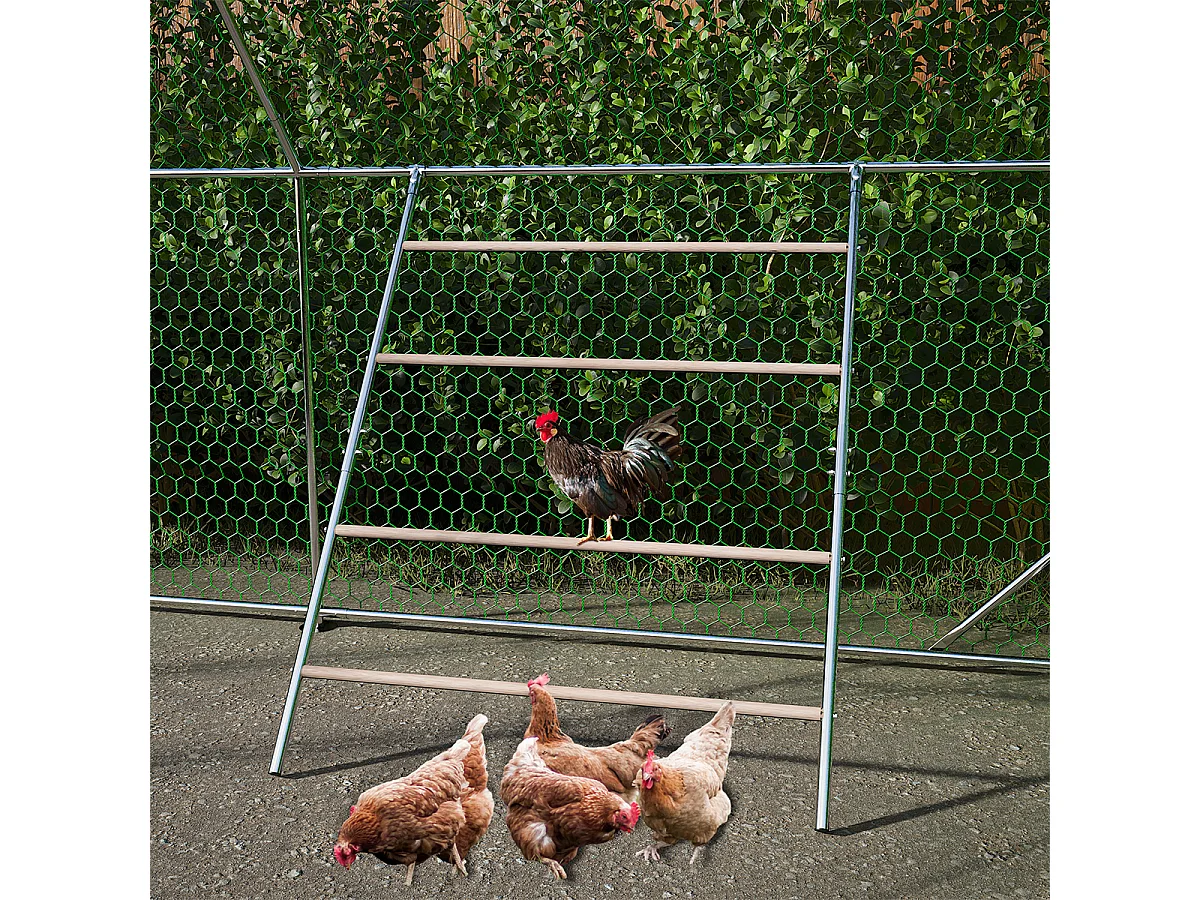 Hühnerleiter für Hühnerstall Sitzleiter Hühnerstange Sitzstangen für Hühner Zubehör