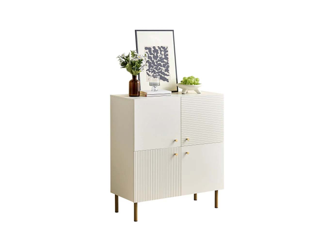 Modernes Sideboard,Kommode Stilvolles Aufbewahrungsmöbel für Wohnzimmer, Schlafzimmer