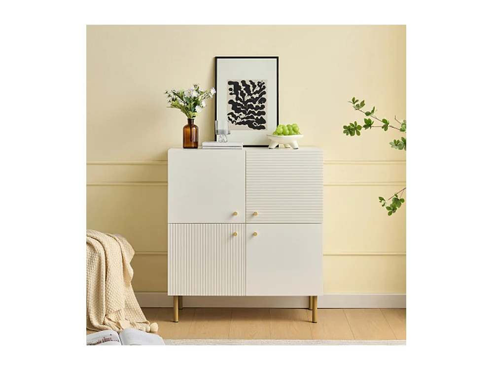 Modernes Sideboard,Kommode Stilvolles Aufbewahrungsmöbel für Wohnzimmer, Schlafzimmer
