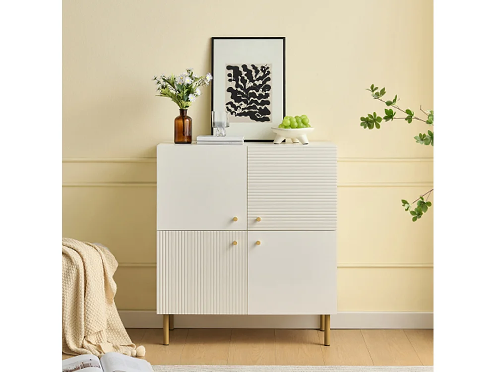 Modernes Sideboard,Kommode Stilvolles Aufbewahrungsmöbel für Wohnzimmer, Schlafzimmer