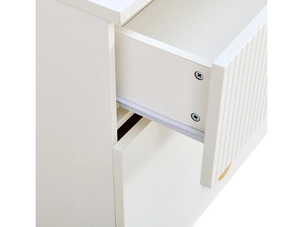 Sideboard mit 6 Schubladen in Elegantes Design,Kommode für Schlafzimmer, Wohnzimmer,120x40x75 cm